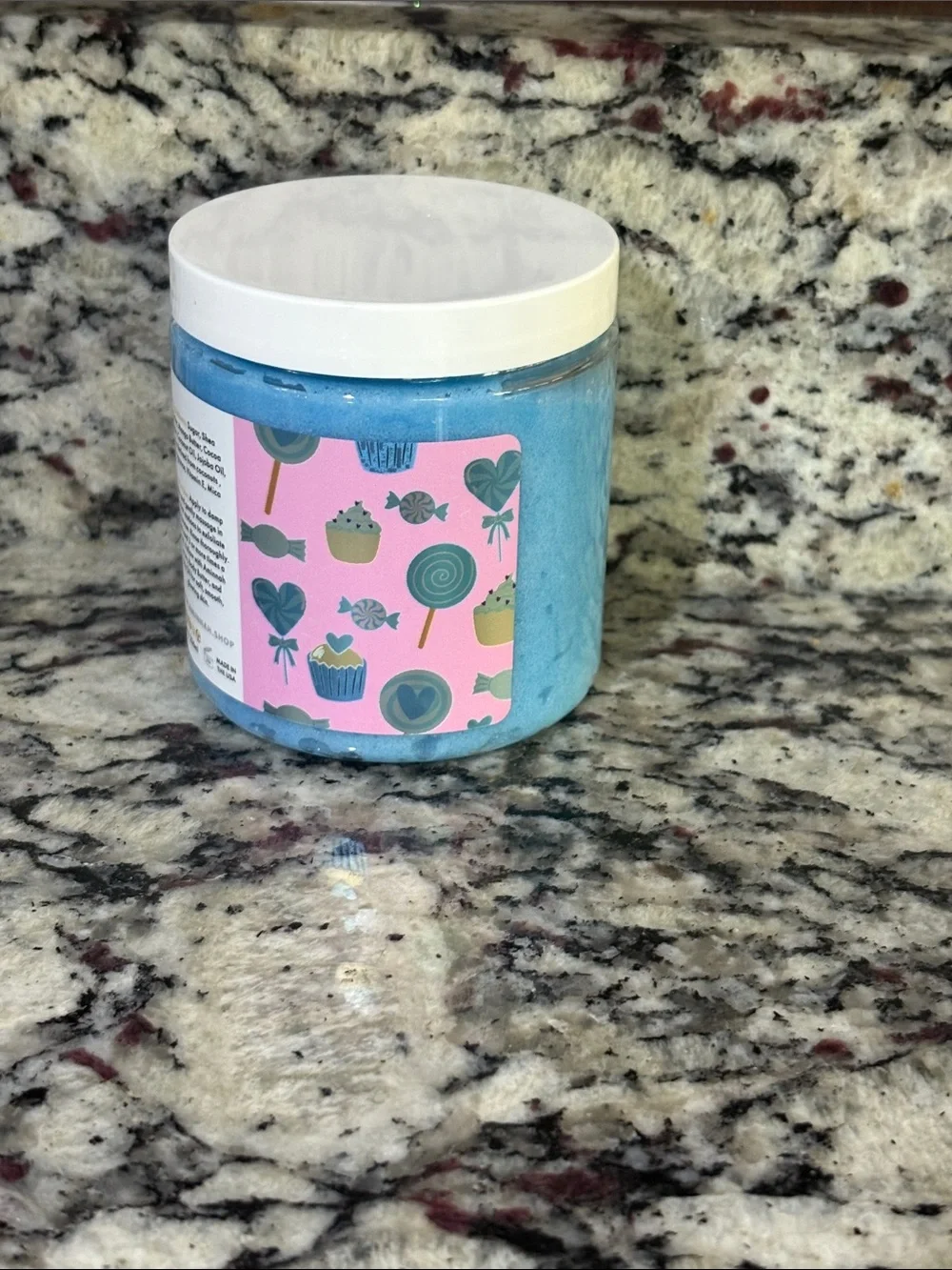 Aminnah Blue Sugar Sugar Scrub